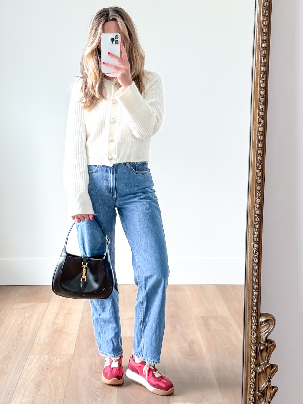 ABERCROMBIE cream cardigan